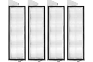 Fixbetter 4 Pcs Replacement HEPA Filters For Roborock S8 MaxV Ultra Robot Vacuum Cleaner Accessories