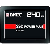 Emtec 240GB X150 Power Plus 3D NAND 2.5&rdquo; SATA III Internal Solid State Drive (SSD) ECSSD240GX150