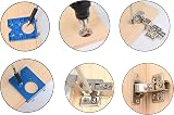 Cymax Hinge Jig Set 35mm Concealed Hinge Drill Guide Forstner Bits view 7