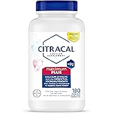 Citracal Maximum Plus Calcium Supplement - Calcium Citrate with Vitamin D3, Zinc, & Essential Minerals for Bone Health Support, Ages 12+, 180 Count (Packaging May Vary)