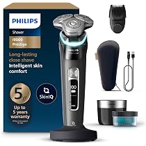Philips Shaver i9000 Prestige, Wet & Dry Electric Shaver, Ink