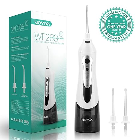 VOYOR Munddusche Elektrisch Portable Reise Ersatzbürsten Waterjet Oral Irrigator Für Zahnreinigung Zahnreiniger für Zahnspang