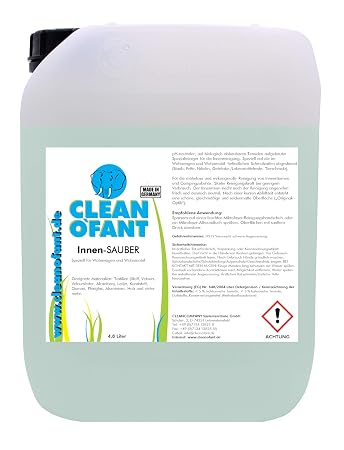 Cleanofant Innen Sauber 4 8 Liter Innenreiniger Fur Wohnwagen