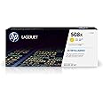 HP 508X Yellow High-yield Toner Cartridge | Works with HP Color LaserJet Enterprise M552, M553, HP Color LaserJet Enterprise MFP M577 Series | CF362X