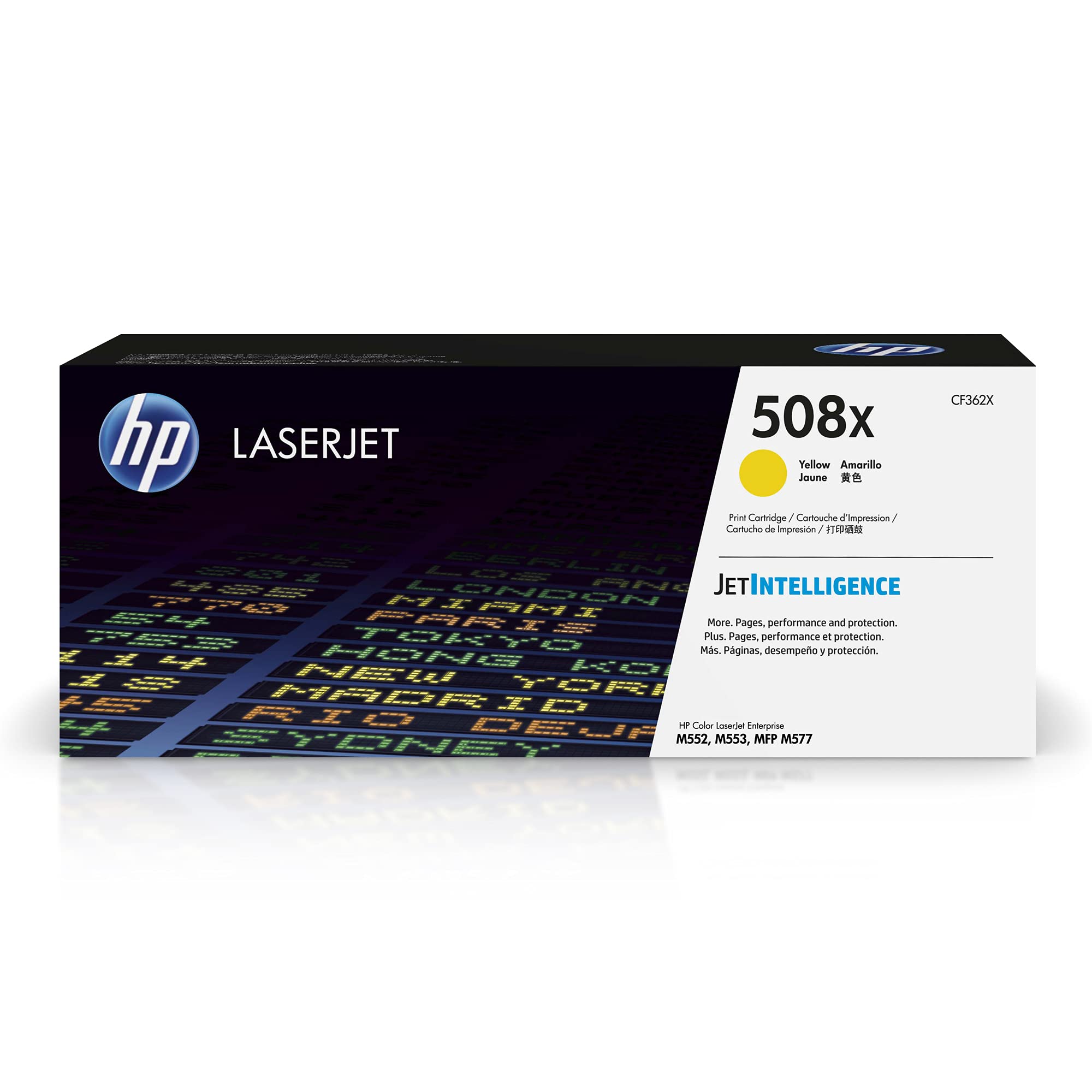 HP CF362X 508X High Yield Original LaserJet Toner Cartridge, Yellow, Single Pack