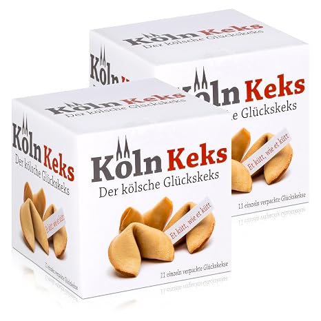 Köln Keks Der Kölsche Glückskeks 66g Weizengebäck Mit