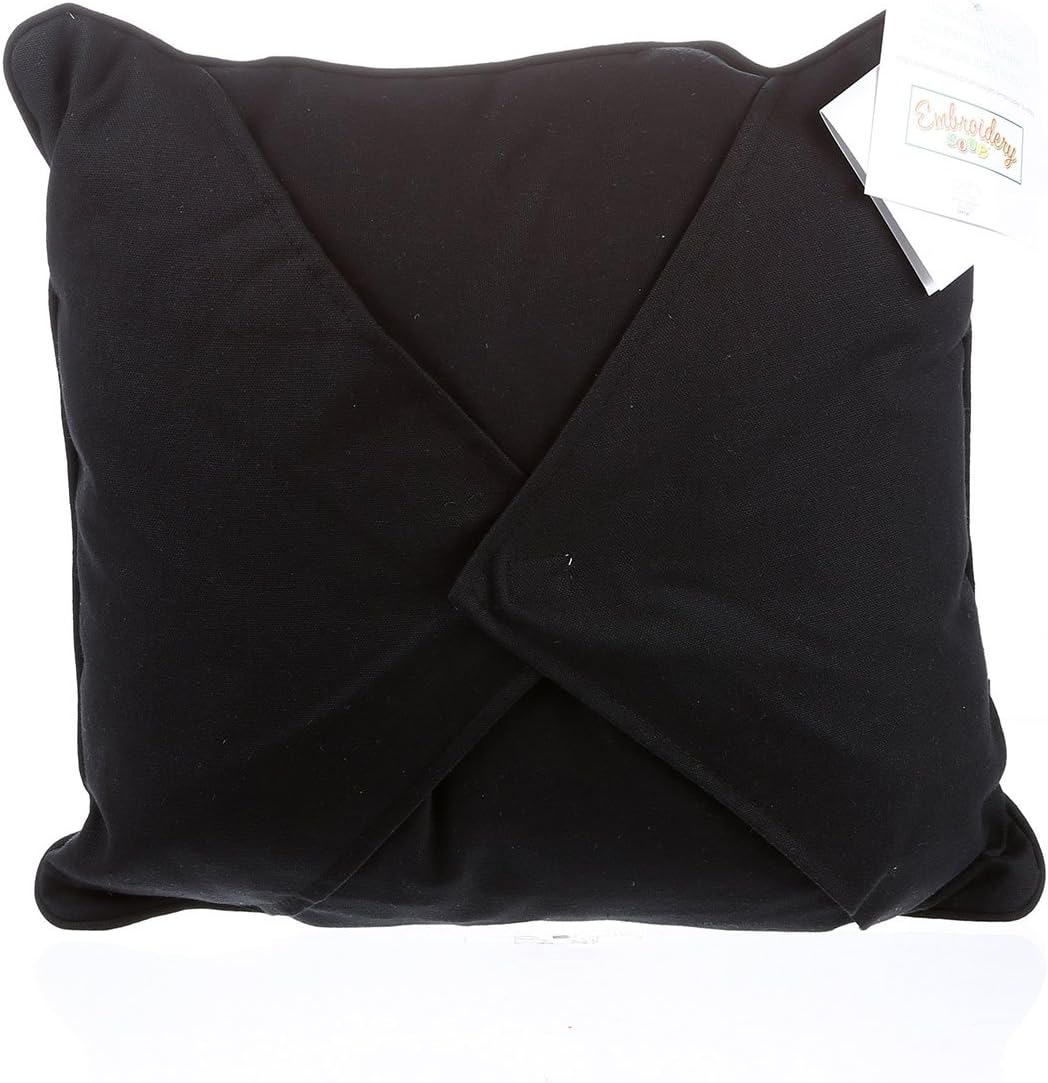 Embroider Buddy Craftwork Black Pillow
