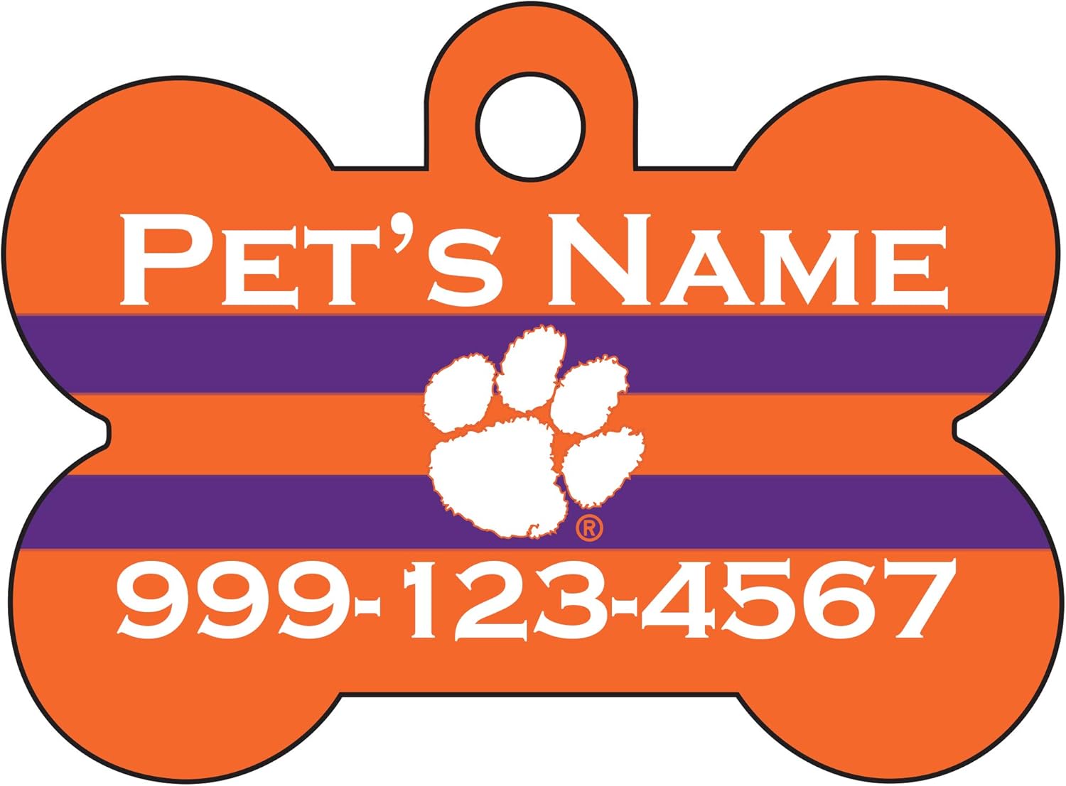 clemson dog tag