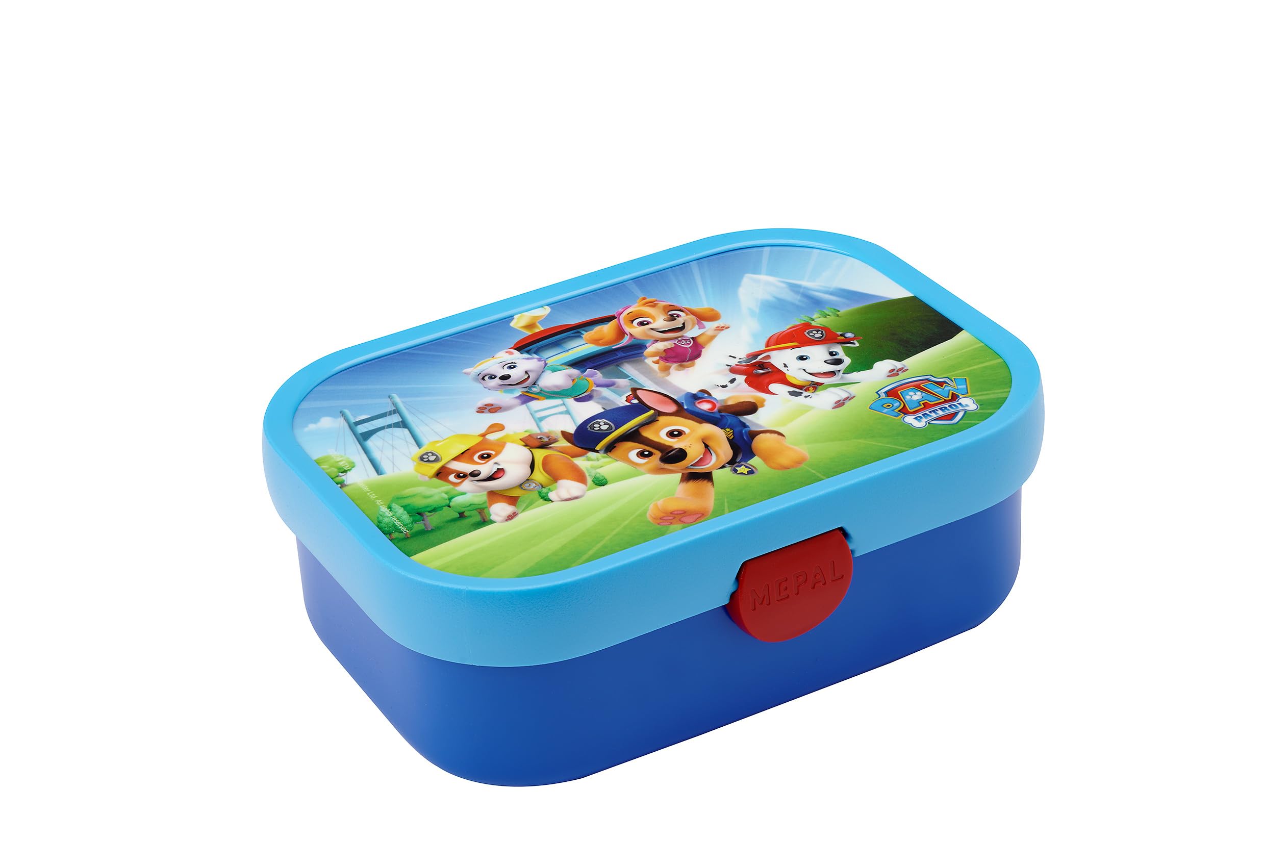 Mepal - Lunch Box Campus - Bento Lunch Box For Children - Lunch Box With Bento Compartment & Fork - Lunch Box With Clip Closure - BPA-free & Dishwasher Safe - 750 ml - Paw Patrol Pups