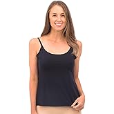 Patricia Lingerie Women's Ultra Soft Seamless Camisole Tank Top Slim-Fit with Scoop Neck