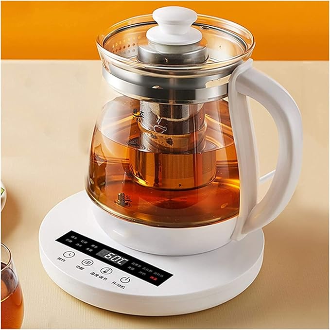 Smart Electric Kettle 1.8L, Glass Tea Water Coffee Kettle, Portable Tea