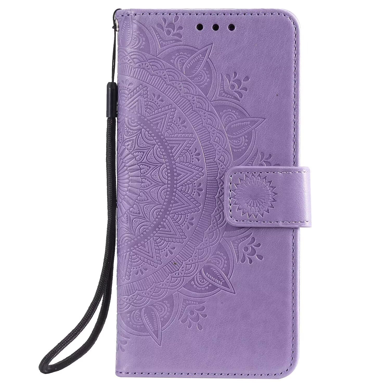 Bnvdfre for Motorola Moto G85 Case Protective Motorola Moto G85 Wallet Phone Case Flip PU Leather Shockproof Card Holder Magnetic Stand Cover for Motorola Moto G85, Purple