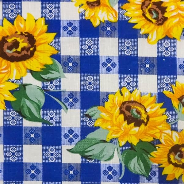 checkered sunflowers