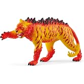 Schleich Eldrador - Lava Tiger Toy Figurine - Kids Ages 7+ | 70148 | Monster Figurine, Battle Creature Toy for Boys 7+, Fantasy Beast, Action Figure Gifts, Screen-Free Imaginative Pretend Play