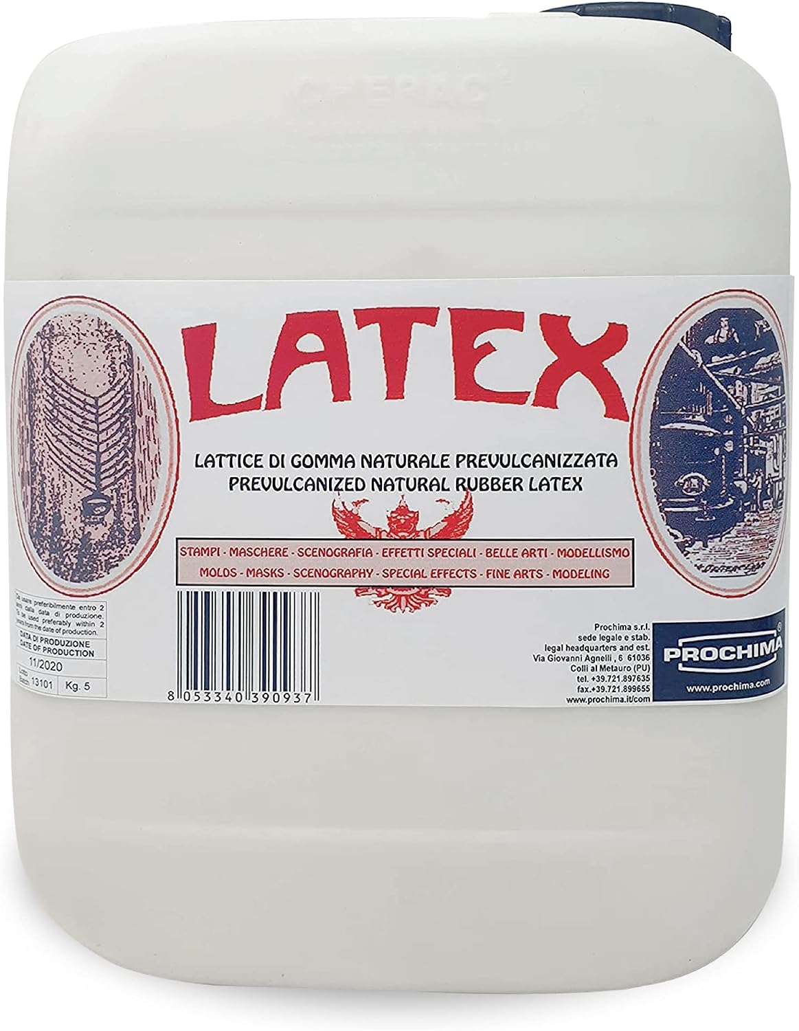 Prochima EM501K5 Latex, 1 Kg, Transparent, 5 kg