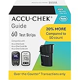 Accu-Chek Guide Glucose Test Strips, Pack of 60 | Diabetic Blood Sugar Testing