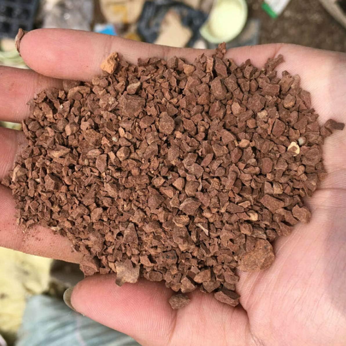 HLifuz Functional Orchard Soil Nutrition Soil Plant Dedicated Kiryu Sand 1 Bag Volcanic rocks Mini Potted Bonsai for Home Decoration(None Volcanic rock wind fossils 3-6 mm)