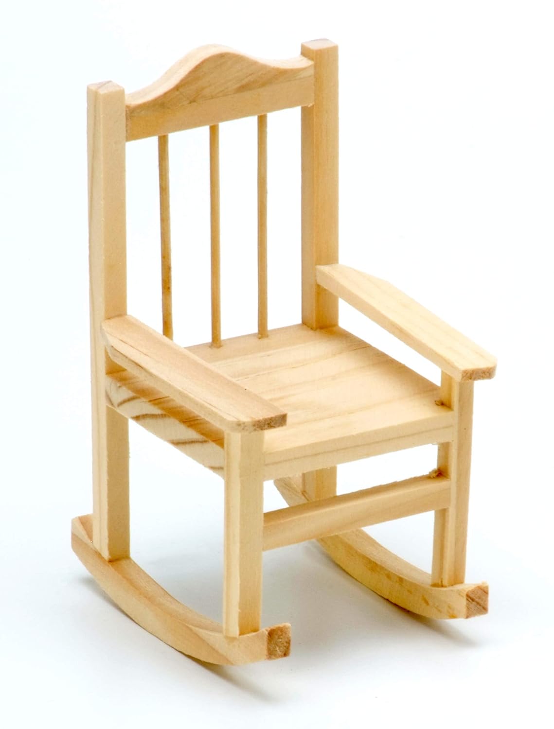 Living Room Furniture Darice 9190305 Unfinished Wood Rocking Chair Chairs