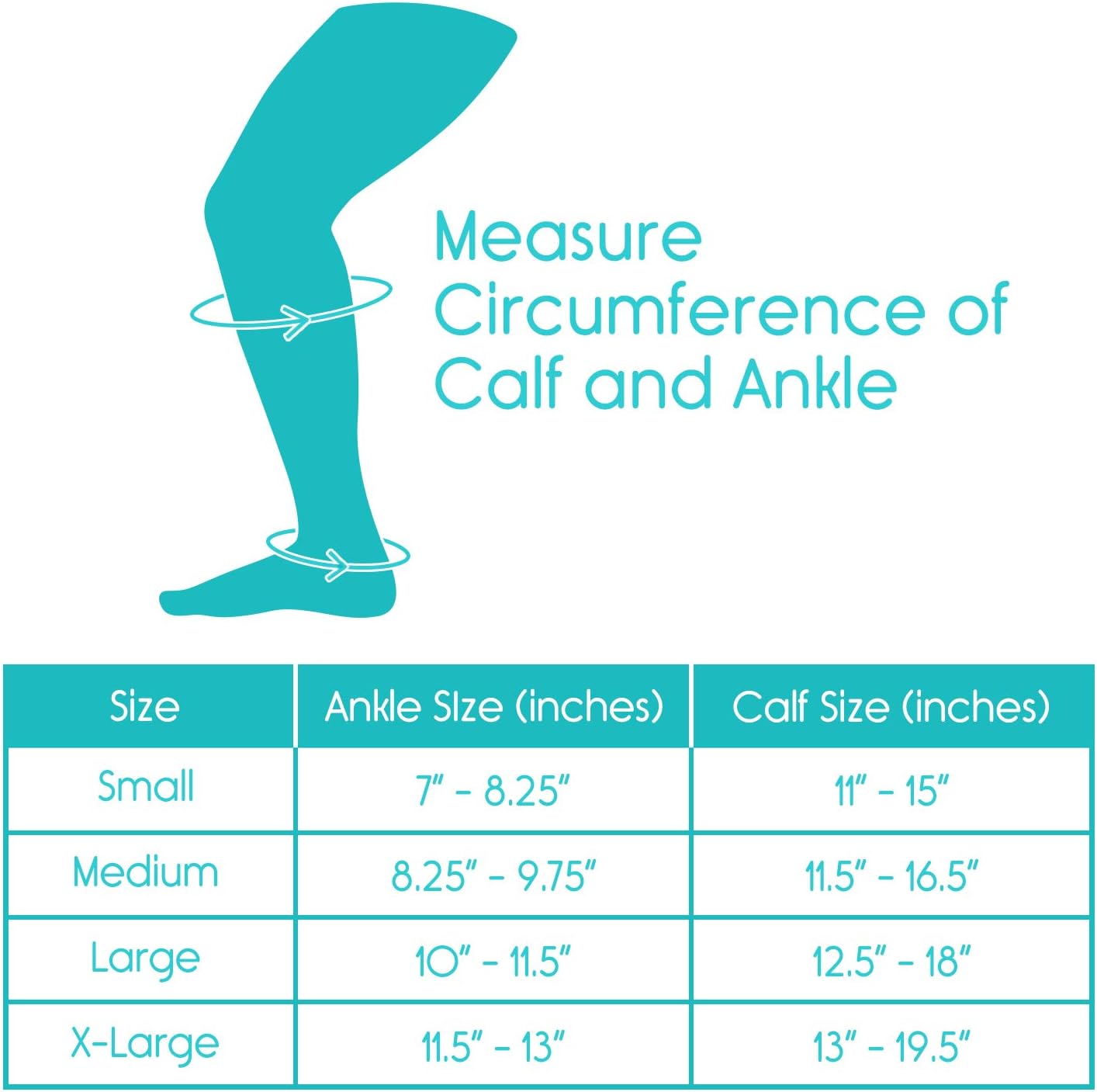 TruCompress Compression Stockings, 15- 20 mmHg for Varicose Veins, Ultra Sheer TED Style Hose for Women and Men - Image 4