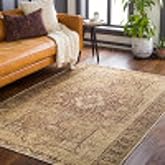 Artistic Weavers Nico Vintage Medallion Area Rug 8'10" x 12', Tan