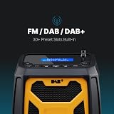 UEME 5W Rugged DAB DAB+ FM Site Radio Bluetooth USB Rechargeable Yellow view 2