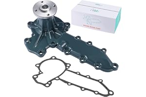 AULINK 1A051-73030 Water pump (C&U Bearing) For Kubota V2203 V2403 KX91-3S KX161-3 KX121-3, For Bobcat 5600 325 430 S130 S150 S160 S510 S530 T110 1A051-73035 1A051-73032 1A051-73036