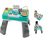 ​Fisher-Price Baby & Toddler Toy Laugh & Learn DJ Table with Educational Musical Activities for Developmental Play Infants Ag