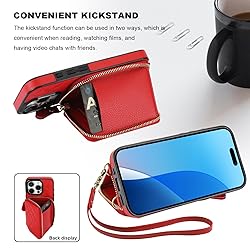 Bocasal Crossbody Wallet Case for iPhone 16