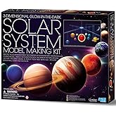 4M 3D Glow-in-the-Dark Solar System Mobile Making Kit - DIY Science Astronomy Learning Stem Toys Educational Gift for Kids & Teens, Girls & Boys
