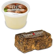 Amazon.com : Raw African Shea Butter 1 lb / 16 oz Each Ivory/White ...