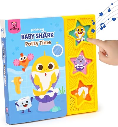 Pinkfong Baby Shark Potty Time 3 Button Sound Book PFNSB014