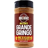 Malcom's Seasonings Grande Gringo, 11 oz | Spicy Mexican Spice Blend Made for BBQ, Grilling, Tacos, Dips, and Margaritas, Convenient Shaker Container