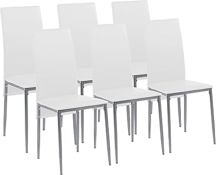 CAVADORE Esszimmerstuhl 6er Set MILAN / 6x Küchenstuhl im modernem