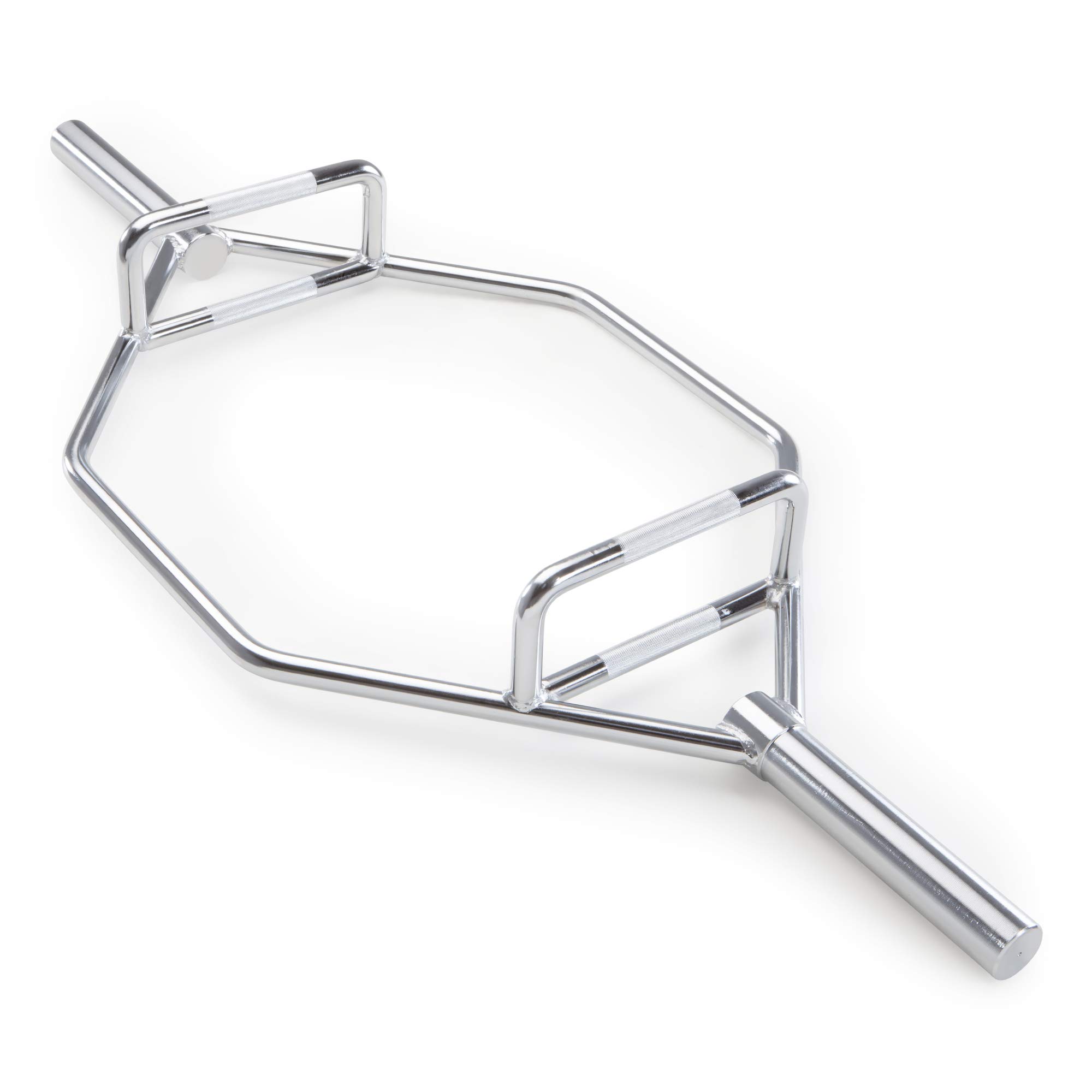Photo 1 of Marcy Olympic Hex Bar, Trap Bar for Squats, Deadlifts and Shrugs, Chrome-Plated Finish HTB-6921