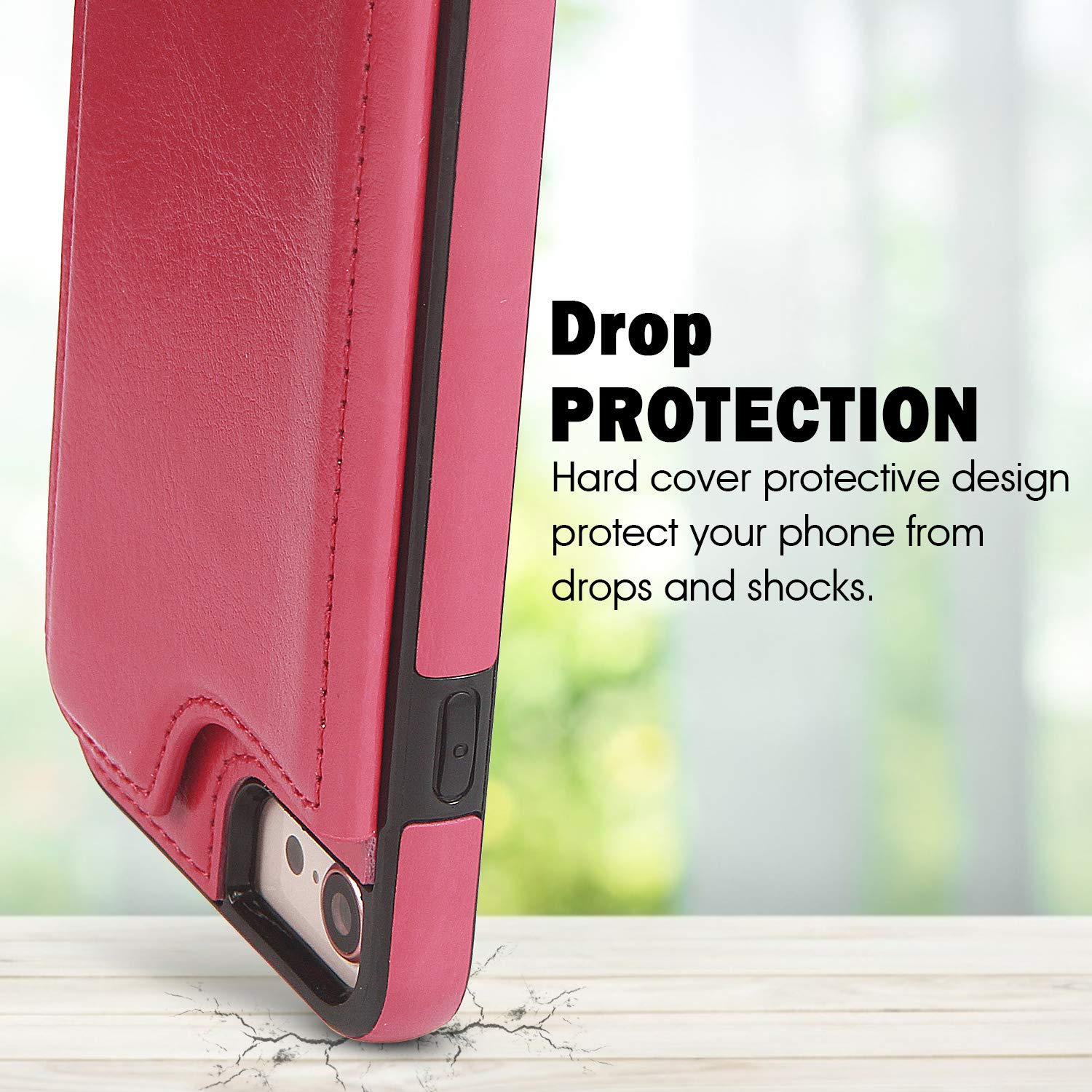 Rose Gold Aoksow Iphone 8 Wallet Case Iphone 7 Case Wallet Premium Pu Leather Card Holder Drop Protection Protective Cover For Iphone 8 Iphone 7 Cases Cases Covers Urbytus Com