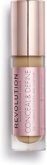 Revolution Conceal & Define Concealer C10 4g Lightweight Full Coverage