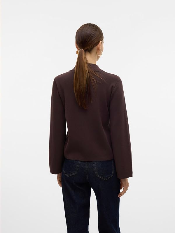 Cardigan da Donna Awhanna LS Knit Noos, Torta al Cioccolato, M, Torta al Ci, M