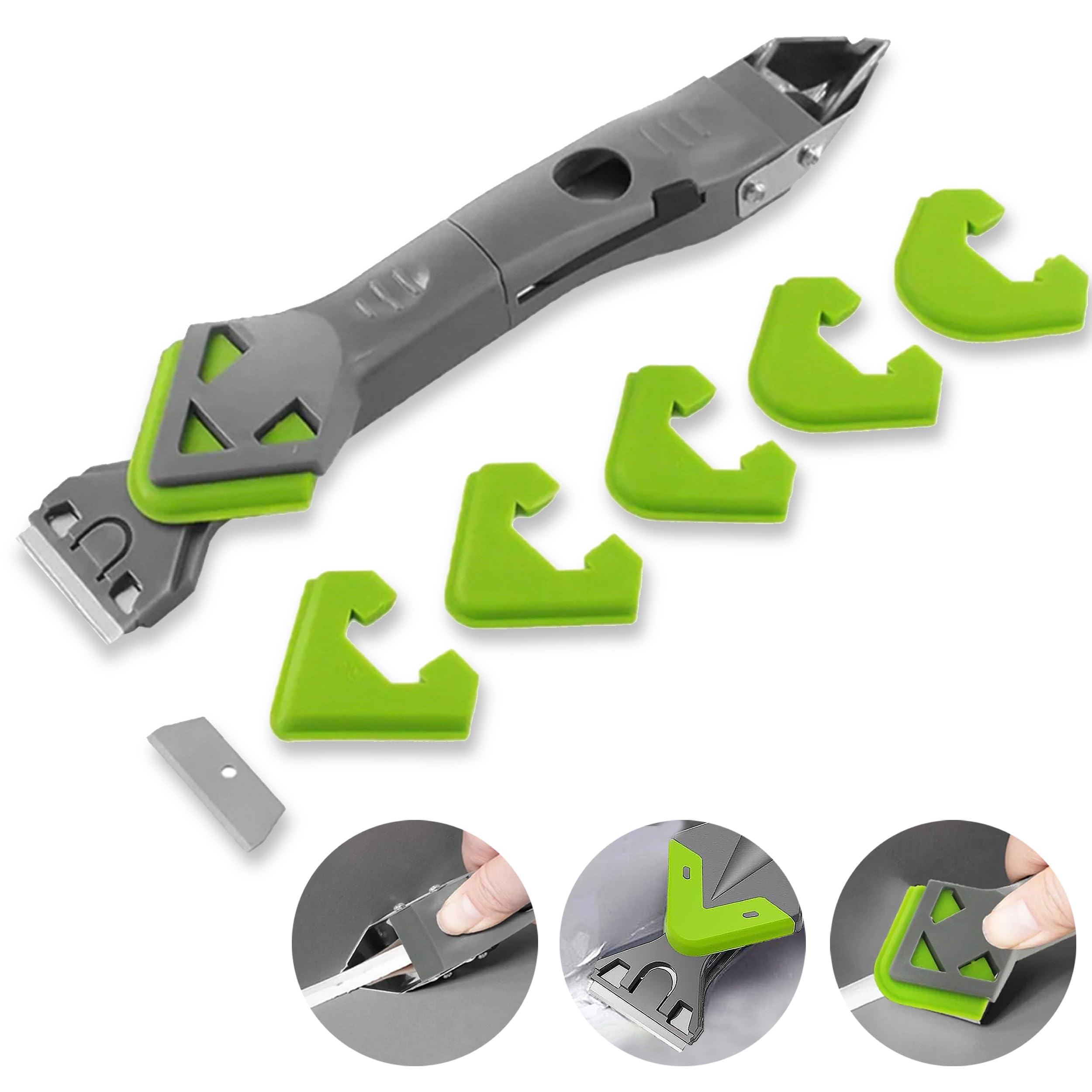 Revolex Silicone Remover Tool - Professional Sealant Removal | Easy & Efficient | Versatile & Reusable | Ideal for Bathrooms, Kitchens, Floors, Caulking and Smoothing Sealants | Grout Remover