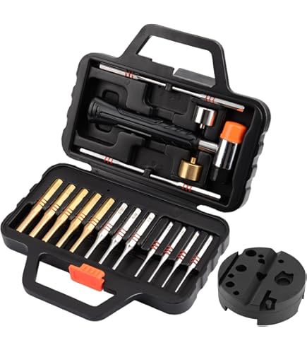 Mitutoyo 985-118 Drive Pin Punch Set, X-Large, 8