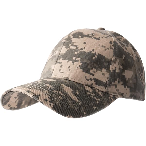 TOP HEADWEAR Enzyme Washed Camouflage Cap Tactical Hat, Blue