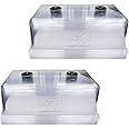 Yield Lab 7 Inch Propagation Dome - 25 Pack Humidity Vented Domes – Plant Growing Dome for Seedling, Germination, Soil & Hydroponic Horticulture