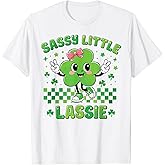 Sassy Little Lassie Irish Girl St Patricks Day Toddler Baby T-Shirt