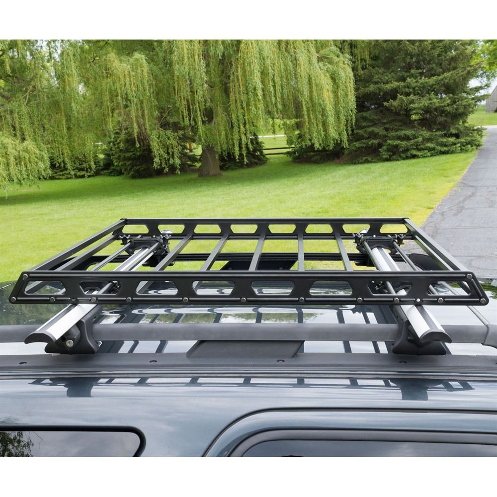 Rage Powersports Slim LowProfile Car Roof Rack Camping Cargo Basket
