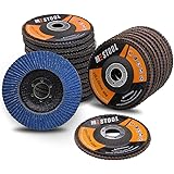 Mestool 22 Pack Flap Disc, 4.5" x 7/8", Type 29 Zirconia Abrasive Grinding Wheel and Flap Sanding Disc, Includes 40/60…