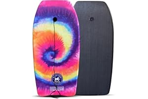 Back Bay Play 26"-41" Body Boards - Lightweight EPS Core Boogie Boards for Beach - Bodyboard, Boogie Board for Beach Kids with Wrist Leash Surfing for Kids & Adults