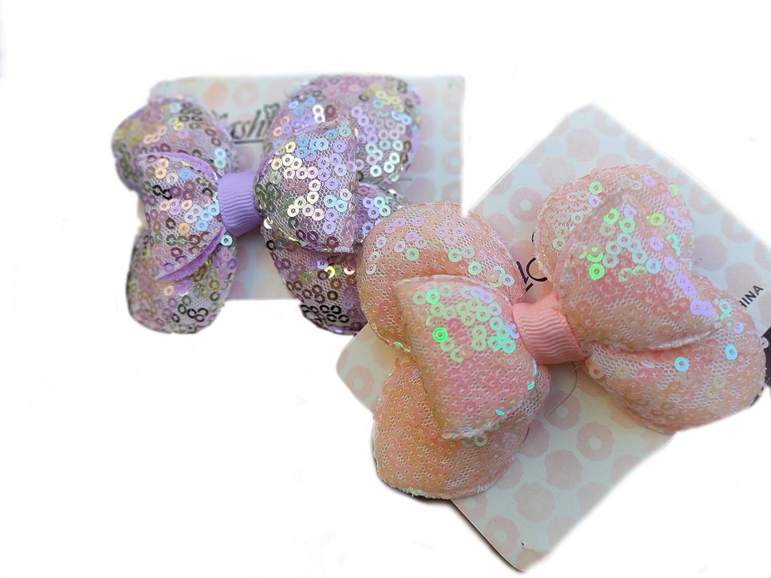 Buy Bow Glitter Sparkle Hair Clips/Accessories/Pins For Girls (pack of
