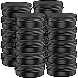 Axe Sickle 20 Pcs 0.5 Ounce Aluminum Tin Jars Containers Leak Proof Cosmetic Tin Jars Containers Round Screw Lids for Cosmeti