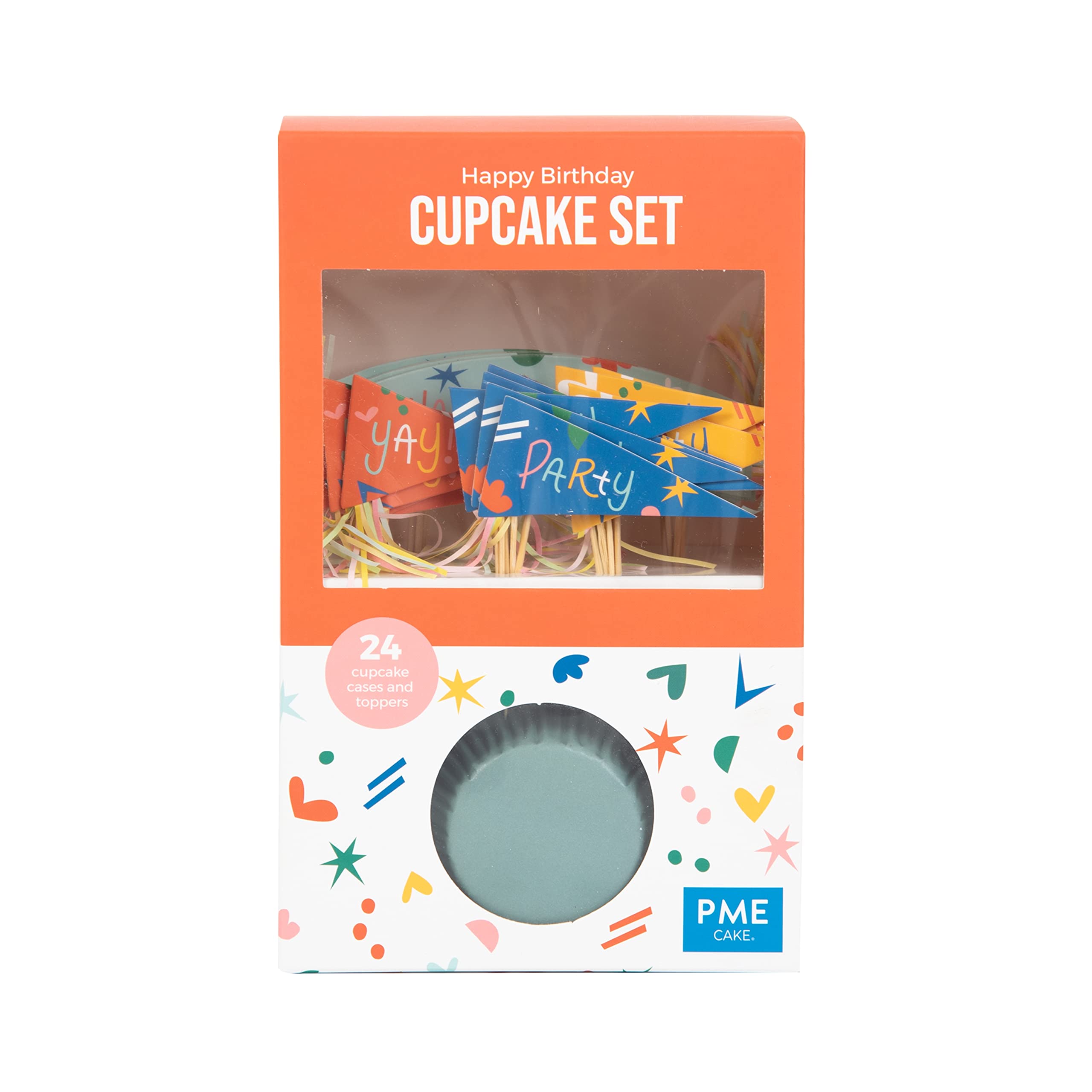 PME Cupcake Set - Happy Birthday, Set of 24