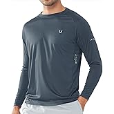 NORTHYARD Men's Sun Protection Shirts UPF 50+ Long Sleeve Swim Rash Guard Shirt Running Workout Athletic Hiking UV Fishing