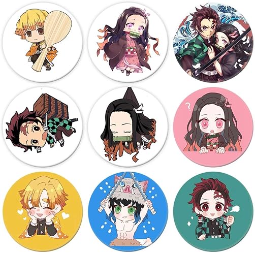 LijingJC Anime Demon Slayer Kimetsu No Yaiba Pin Badge Pin